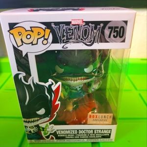 Funko Pop Marvel - #602 Venomized Doctor Strange Box Lunch GITD Glow - New